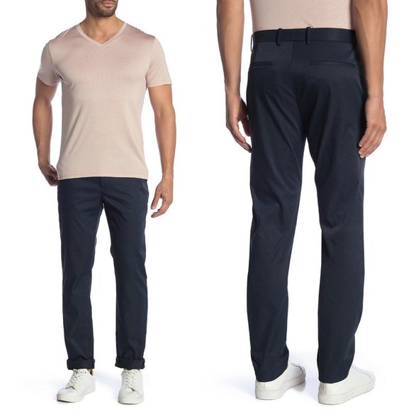 mens navy blue slim fit chinos